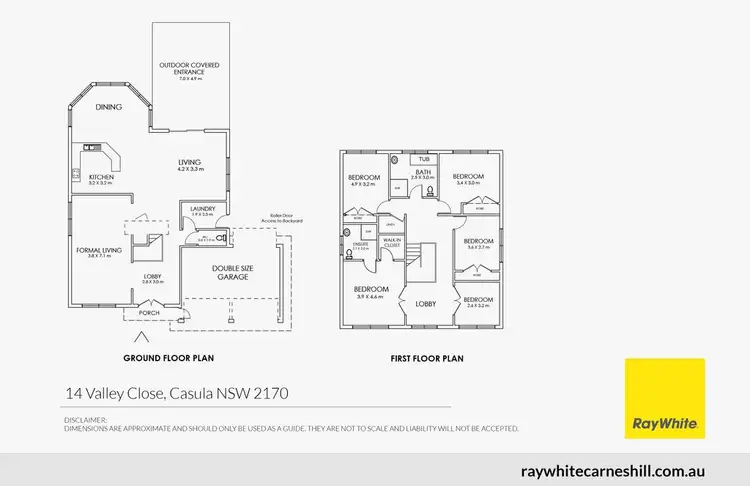Floorplan of Homely house listing, 14 Valley Close, Casula NSW 2170