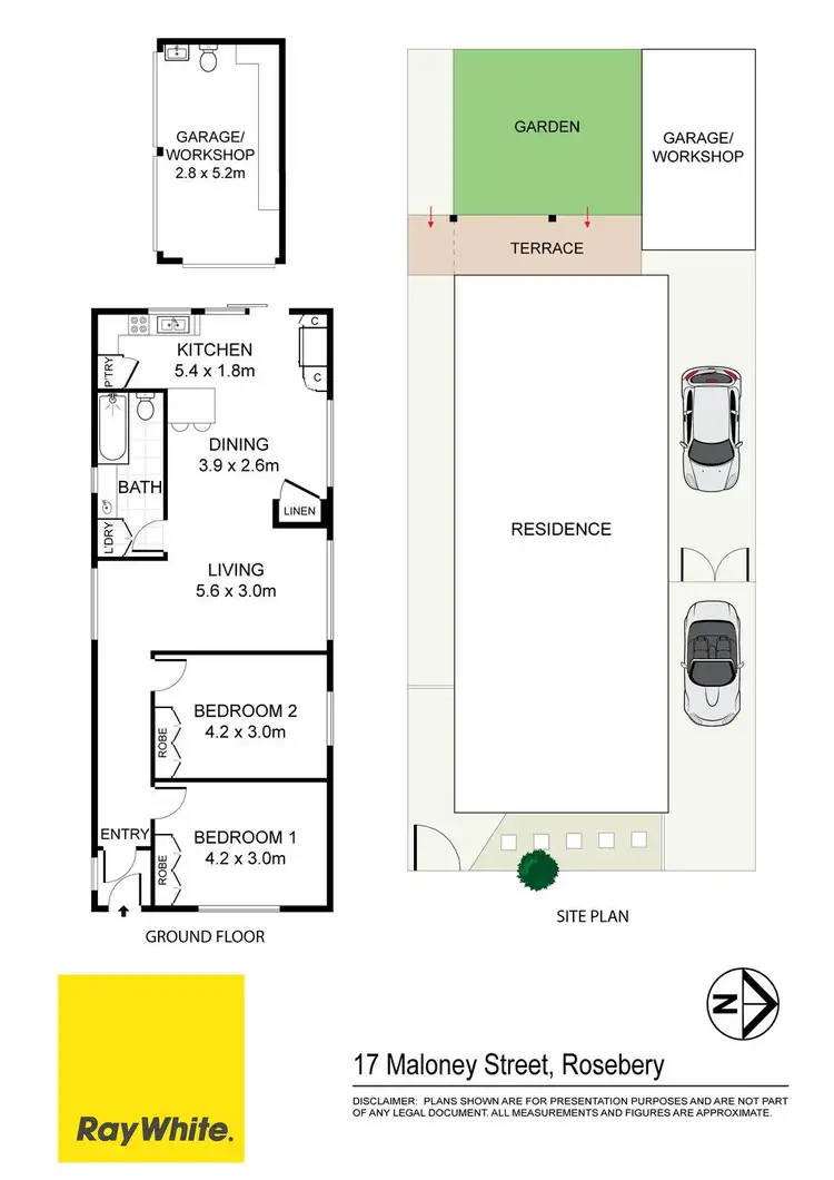 Floorplan of Homely house listing, 17 Maloney Street, Rosebery NSW 2018