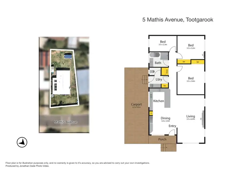 Floorplan of Homely house listing, 5 Mathis Avenue, Tootgarook VIC 3941