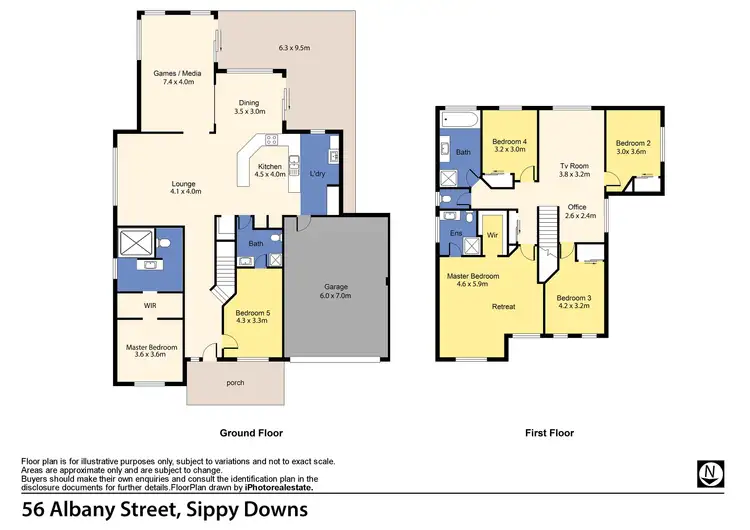 Floorplan of Homely house listing, 56 Albany Street, Sippy Downs QLD 4556