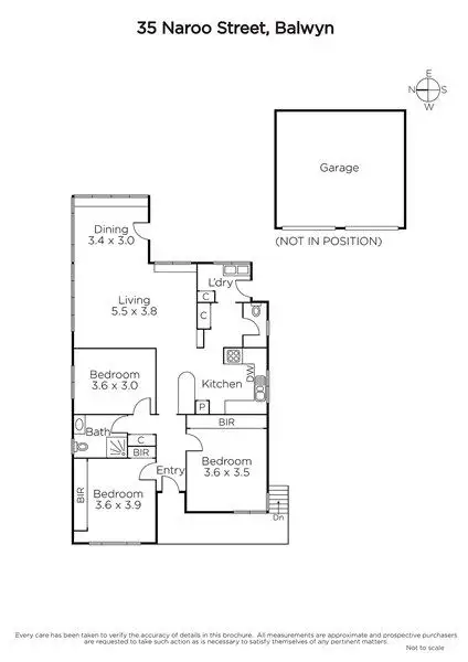 Floorplan of Homely house listing, 35 Naroo Street, Balwyn VIC 3103