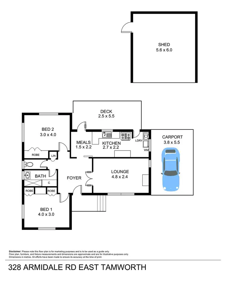 Floorplan of Homely house listing, 328 Armidale Road, Tamworth NSW 2340