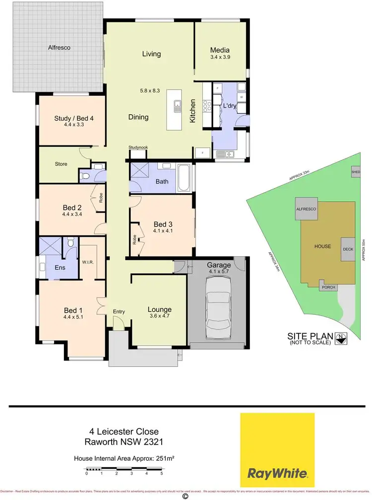 Floorplan of Homely house listing, 4 Leicester Close, Raworth NSW 2321