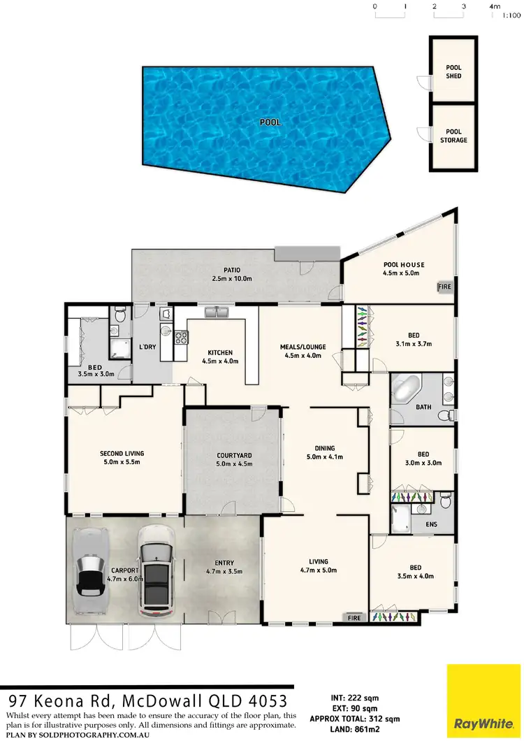 Floorplan of Homely house listing, 97 Keona Road, Mcdowall QLD 4053