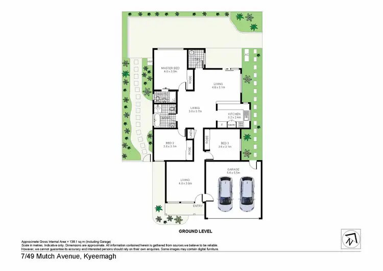 Floorplan of Homely villa listing, 7/49B Mutch Avenue, Kyeemagh NSW 2216