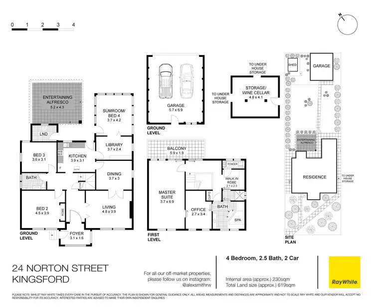 Floorplan of Homely house listing, 24 Norton Street, Kingsford NSW 2032