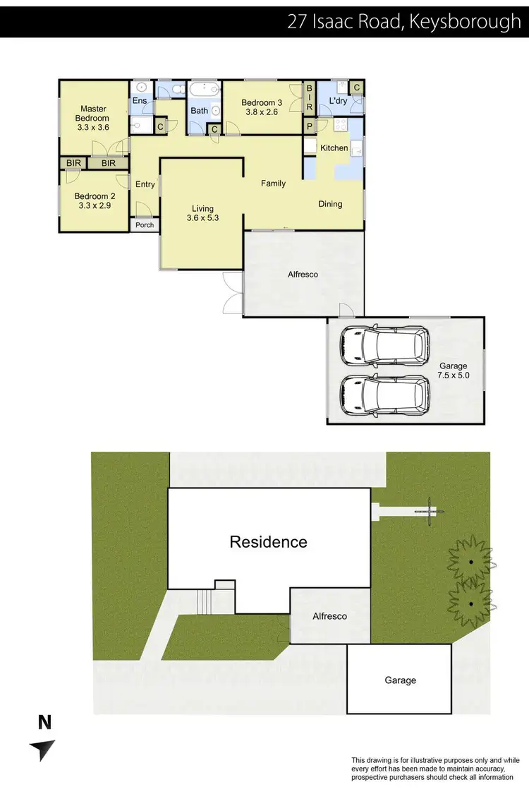 Floorplan of Homely house listing, 27 Isaac Road, Keysborough VIC 3173