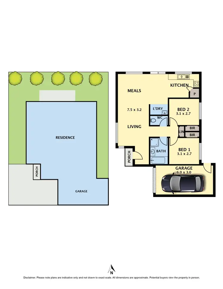 Floorplan of Homely townhouse listing, 2A Marama Street, Coburg North VIC 3058