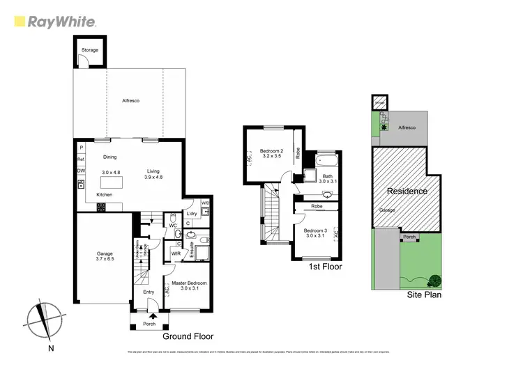Floorplan of Homely townhouse listing, 2/16 Westbrook Street, Chadstone VIC 3148