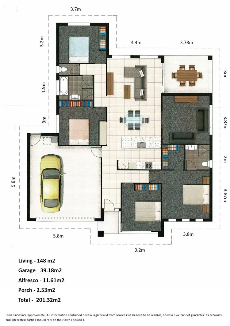 Floorplan of Homely house listing, 64 Epping Way, Mount Low QLD 4818