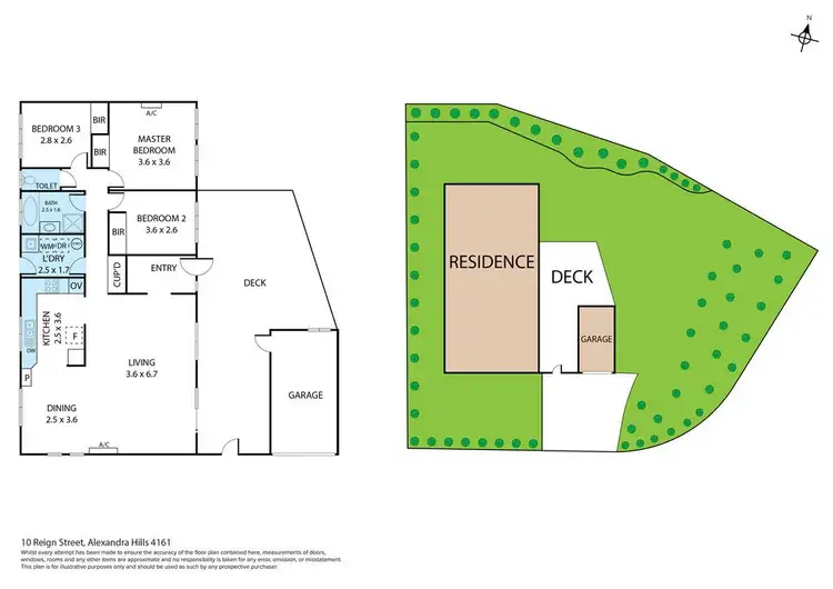 Floorplan of Homely house listing, 10 Reign Street, Alexandra Hills QLD 4161
