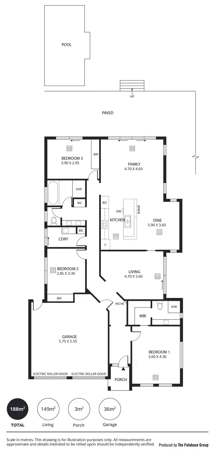 Floorplan of Homely house listing, 84 Prow Drive, Seaford Meadows SA 5169