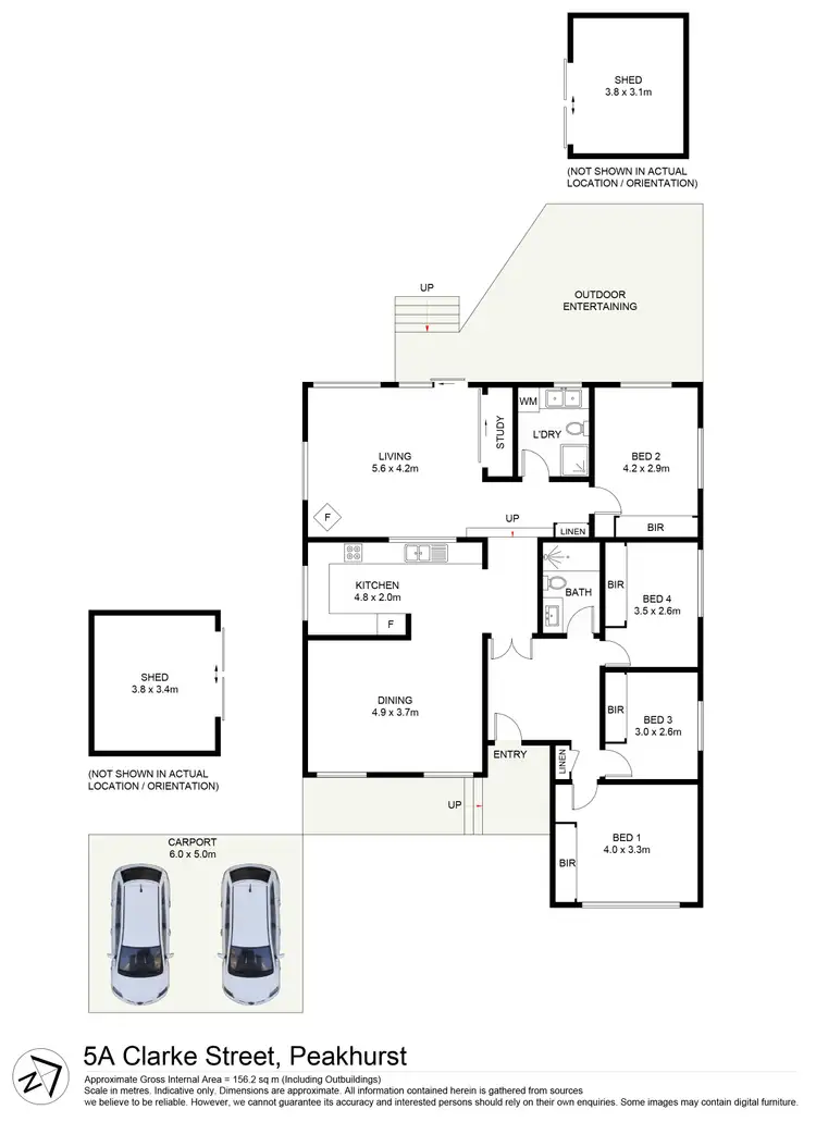 Floorplan of Homely house listing, 5a Clarke Street, Peakhurst NSW 2210