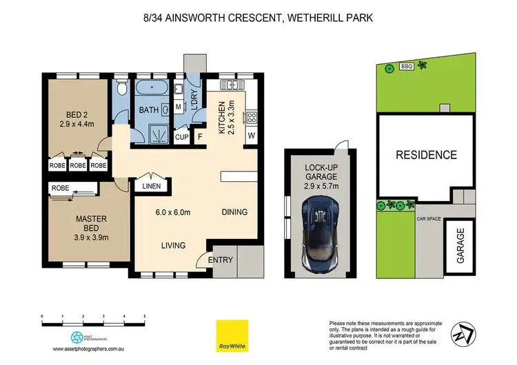 Floorplan of Homely townhouse listing, 8/34 Ainsworth Crescent, Wetherill Park NSW 2164