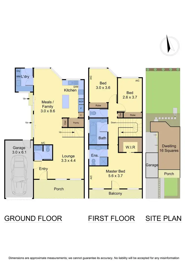 Floorplan of Homely house listing, 16 Parklane Way, Rowville VIC 3178