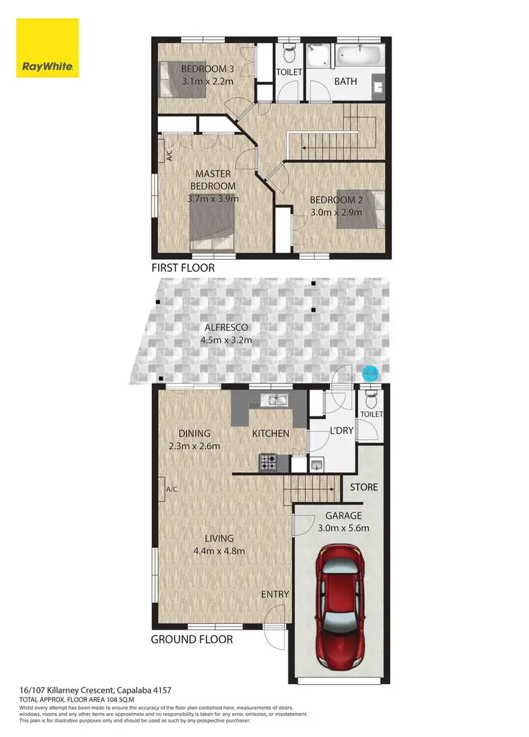 Floorplan of Homely unit listing, 16/107 Killarney Crescent, Capalaba QLD 4157