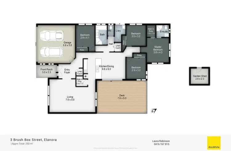 Floorplan of Homely house listing, 3 Brush Box Street, Elanora QLD 4221