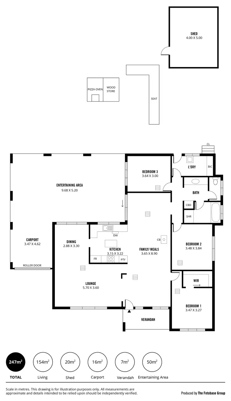 Floorplan of Homely house listing, 45 Warri Parri Drive, Flagstaff Hill SA 5159