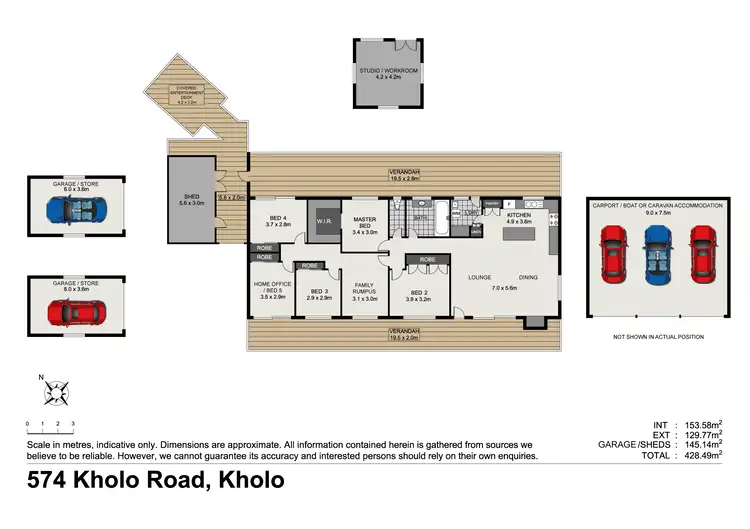 Floorplan of Homely rural property listing, 574 Kholo Road, Kholo QLD 4306