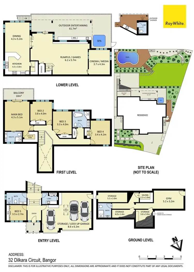Floorplan of Homely house listing, 32 Dilkara Circuit, Bangor NSW 2234
