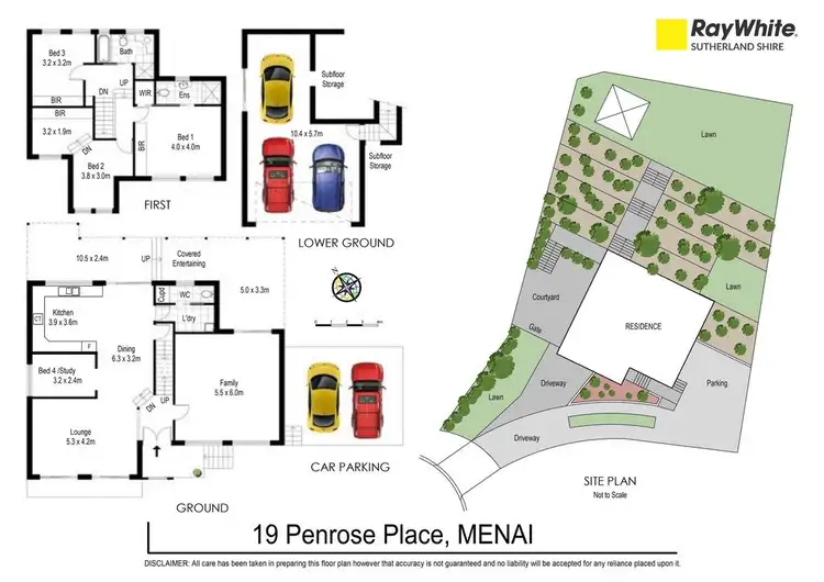 Floorplan of Homely house listing, 19 Penrose Place, Menai NSW 2234
