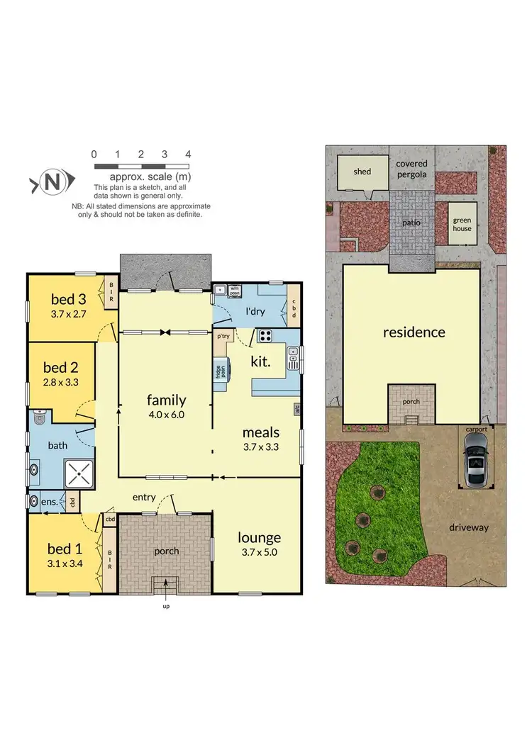 Floorplan of Homely house listing, 34 Lower Terrace Crescent, Noble Park North VIC 3174