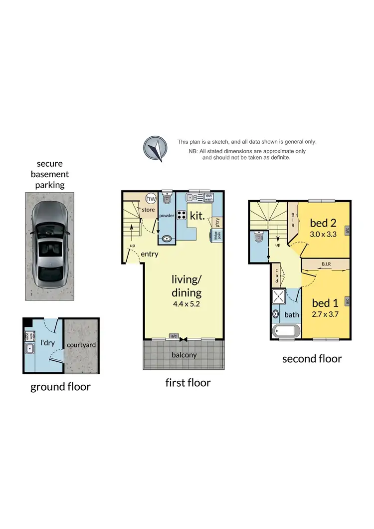 Floorplan of Homely apartment listing, 8/1 Alfrick Road, Croydon VIC 3136