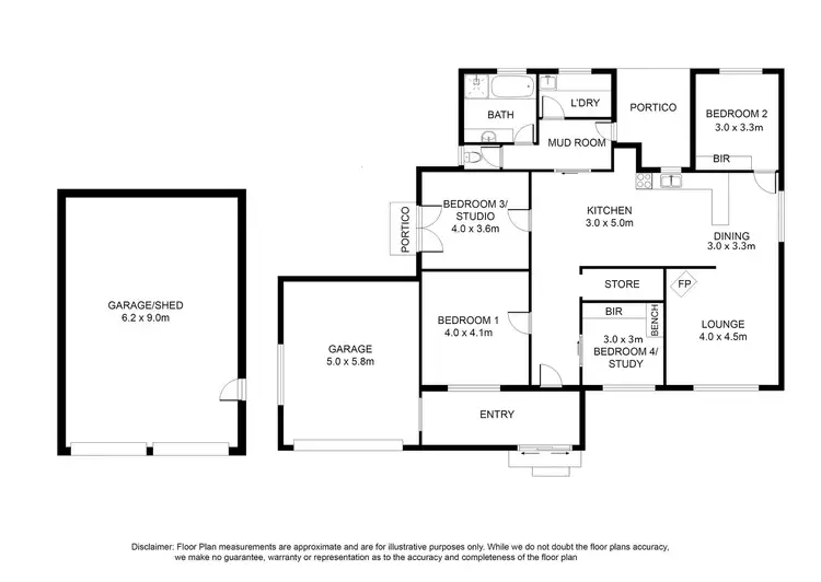 Floorplan of Homely house listing, 62 Sisters Road, Moorak SA 5291