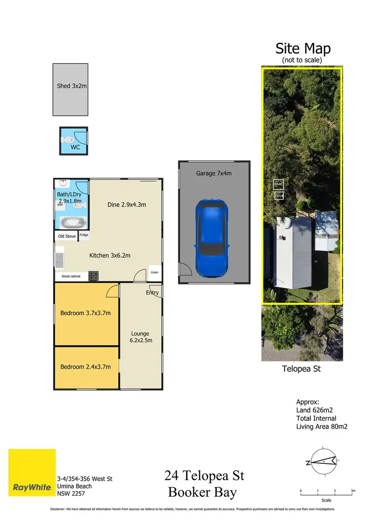 Floorplan of Homely house listing, 24 Telopea Street, Booker Bay NSW 2257