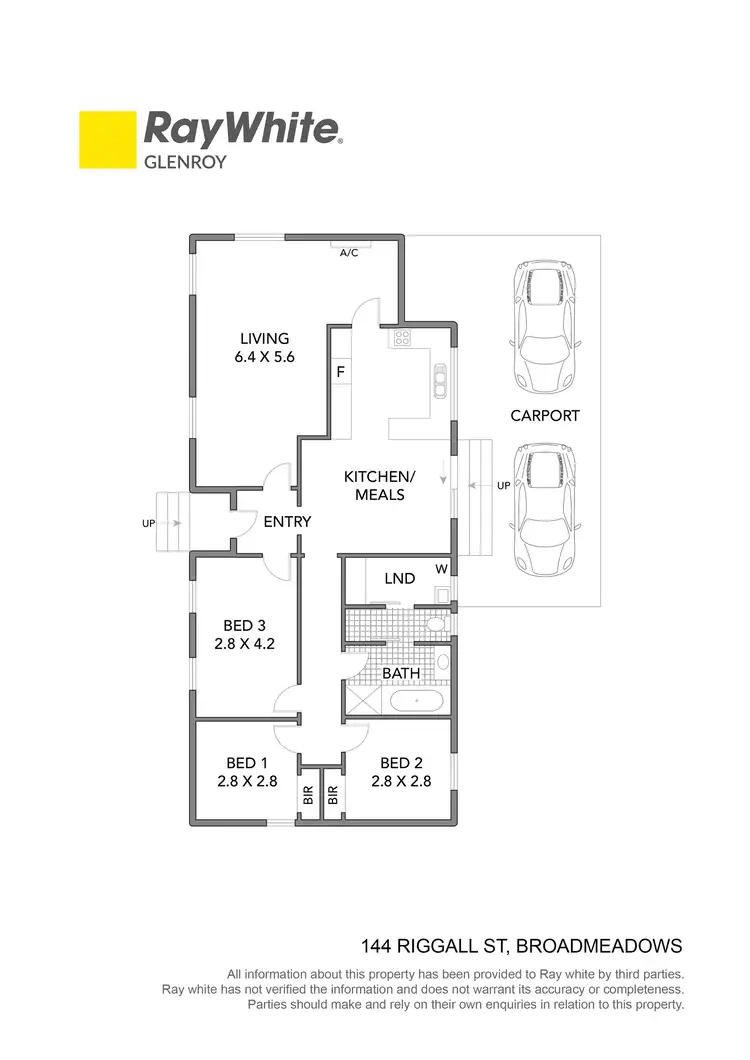 Floorplan of Homely house listing, 144 Riggall Street, Broadmeadows VIC 3047