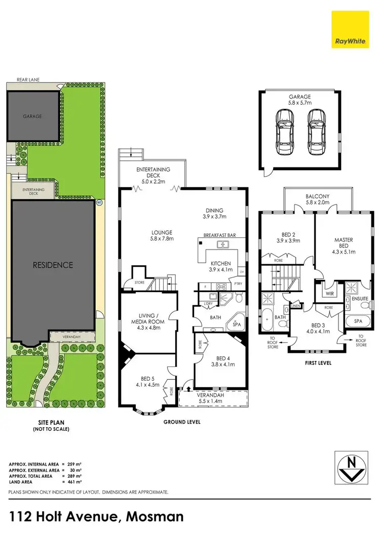 Floorplan of Homely house listing, 112 Holt Avenue, Mosman NSW 2088
