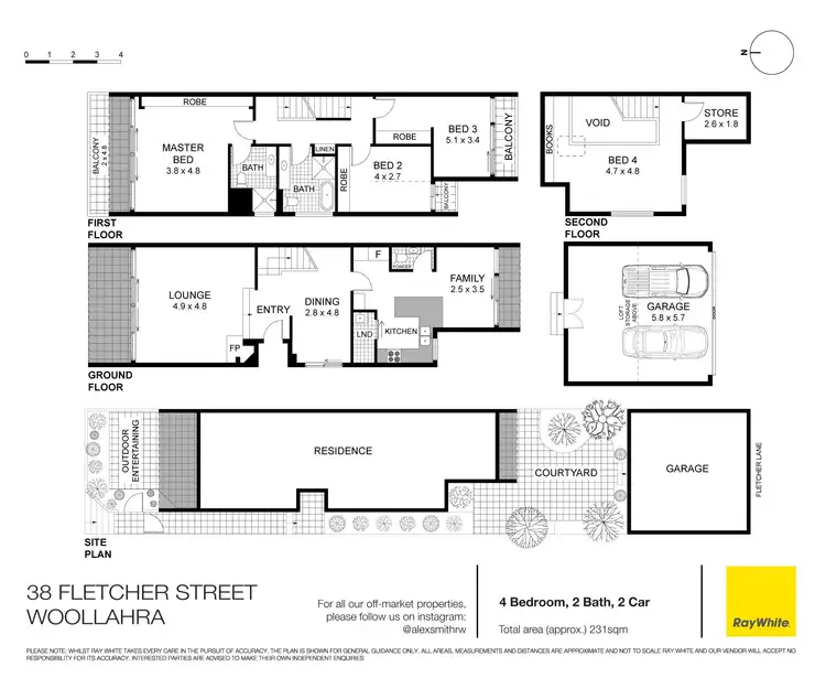 Floorplan of Homely house listing, 38 Fletcher Street, Woollahra NSW 2025
