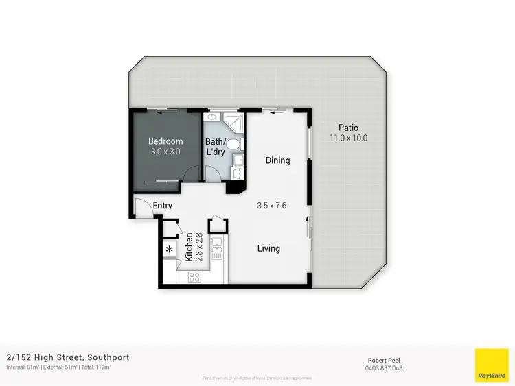 Floorplan of Homely unit listing, 2/152-154 High Street, Southport QLD 4215