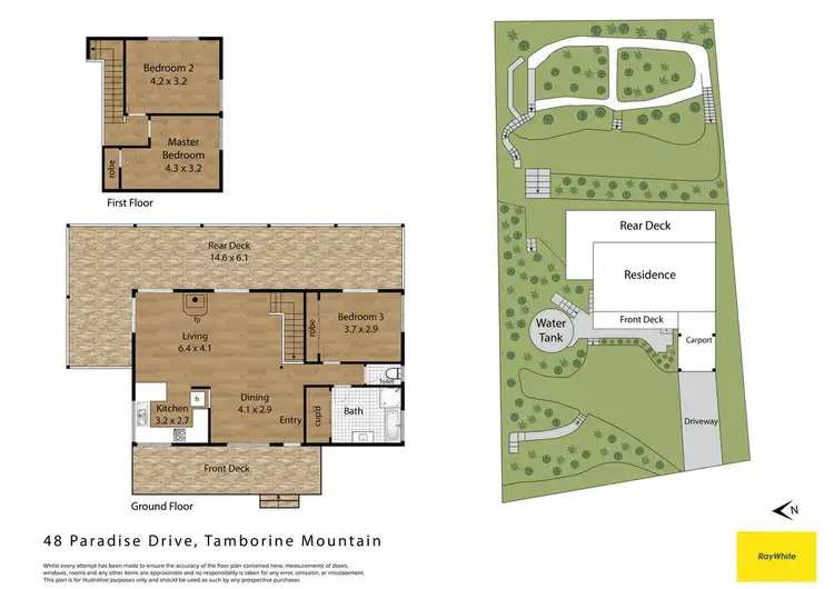 Floorplan of Homely house listing, 48 Paradise Drive, Tamborine Mountain QLD 4272