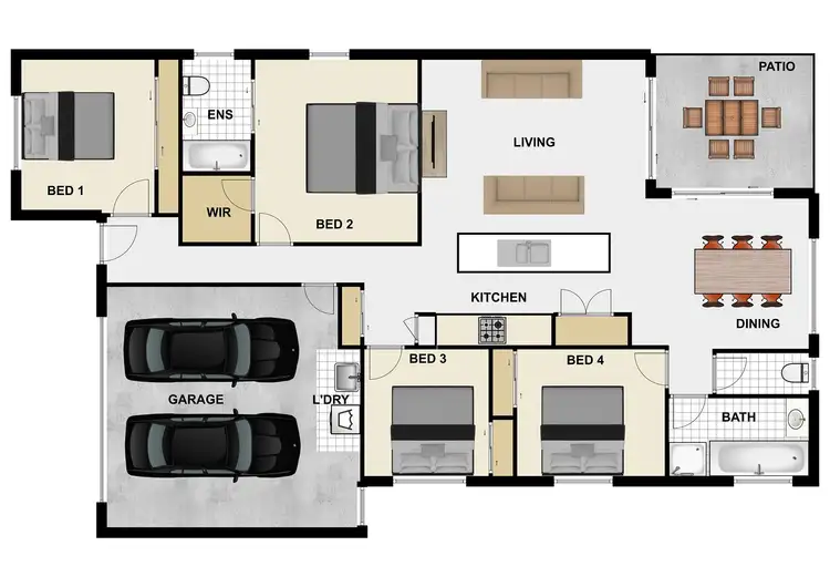 Floorplan of Homely house listing, 166 Bagnall Street, Ellen Grove QLD 4078