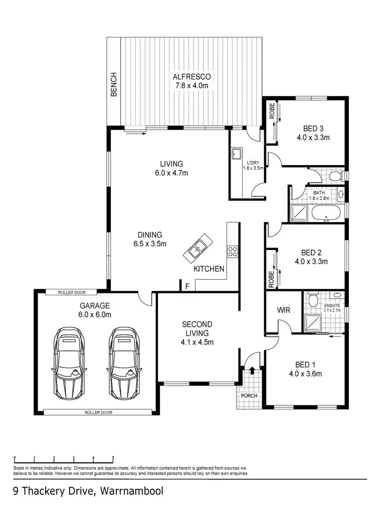 Floorplan of Homely house listing, 9 Thackeray Drive, Warrnambool VIC 3280