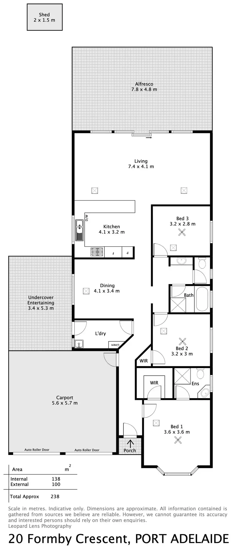 Floorplan of Homely house listing, 20 Formby Crescent, Port Adelaide SA 5015