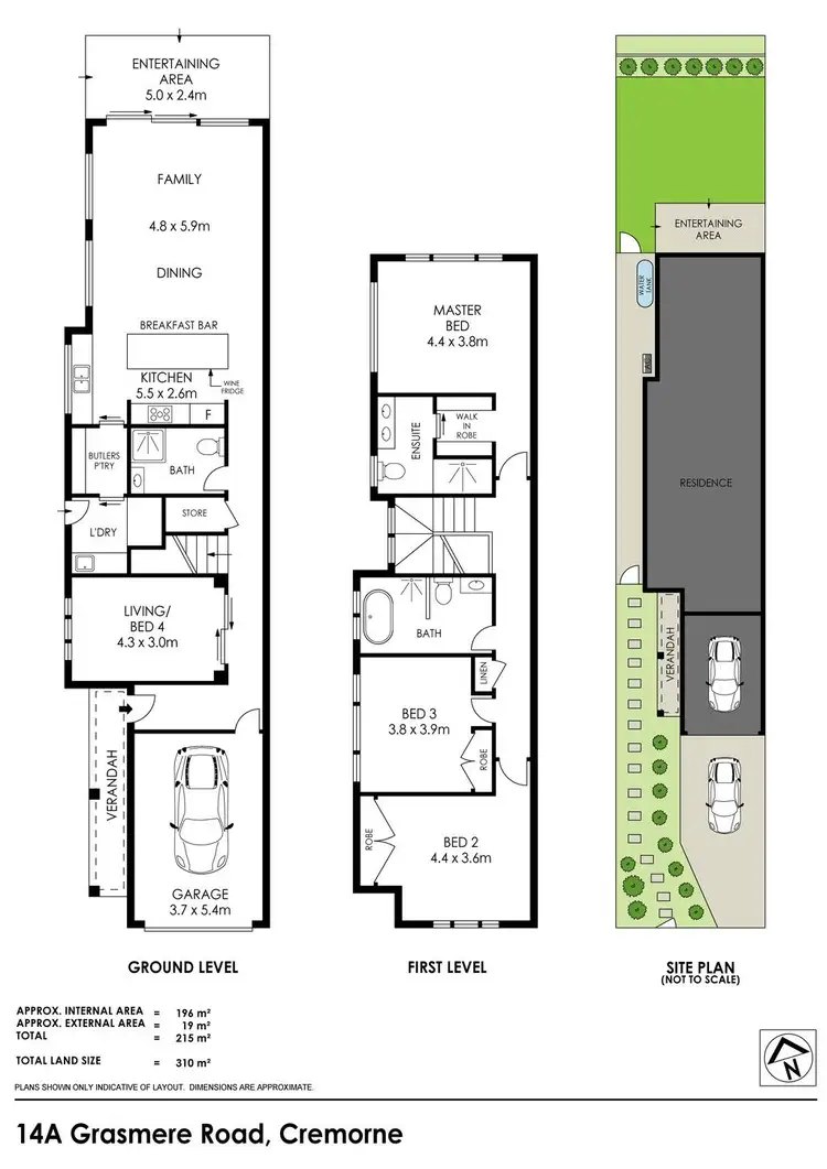 Floorplan of Homely house listing, 14A Grasmere Road, Cremorne NSW 2090