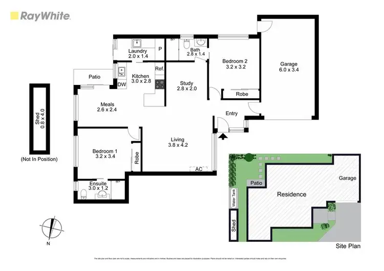 Floorplan of Homely townhouse listing, 3/43 Main Road, Clayton South VIC 3169