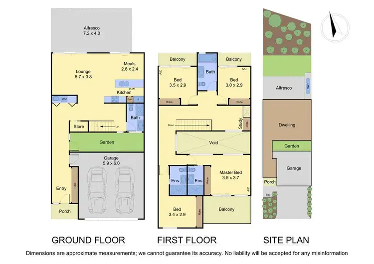 Floorplan of Homely townhouse listing, 3/6 Benwerrin Drive, Wantirna VIC 3152