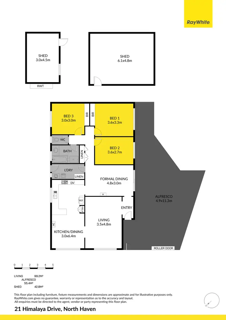 Floorplan of Homely house listing, 21 Himalaya Drive, North Haven SA 5018
