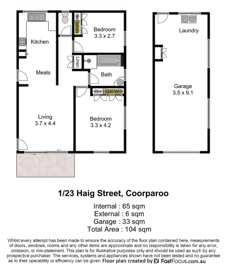 Floorplan of Homely apartment listing, 1/23 Haig Street, Coorparoo QLD 4151