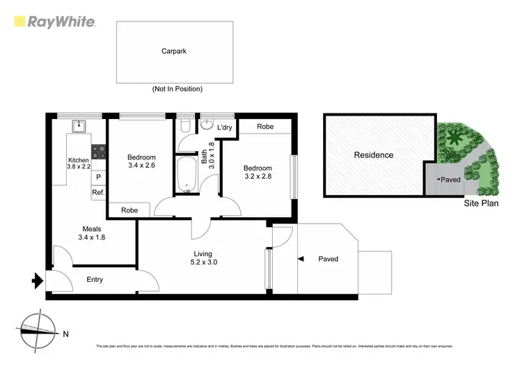Floorplan of Homely apartment listing, 1/2a Thomson Avenue, Murrumbeena VIC 3163
