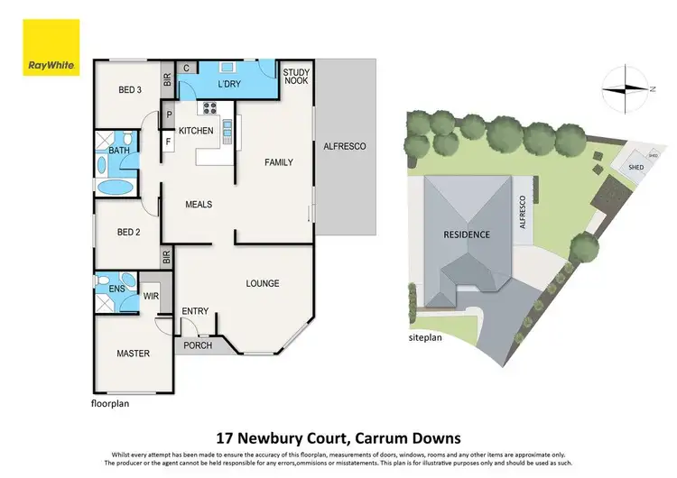 Floorplan of Homely house listing, 17 Newbury Court, Carrum Downs VIC 3201