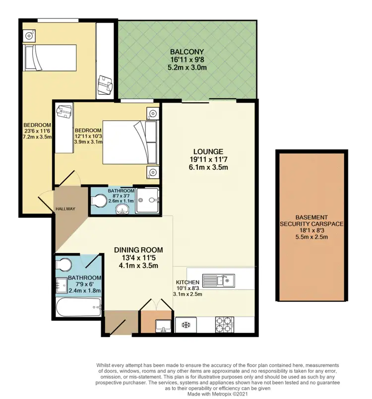 Floorplan of Homely unit listing, 21/23-27 Paton Street, Merrylands NSW 2160