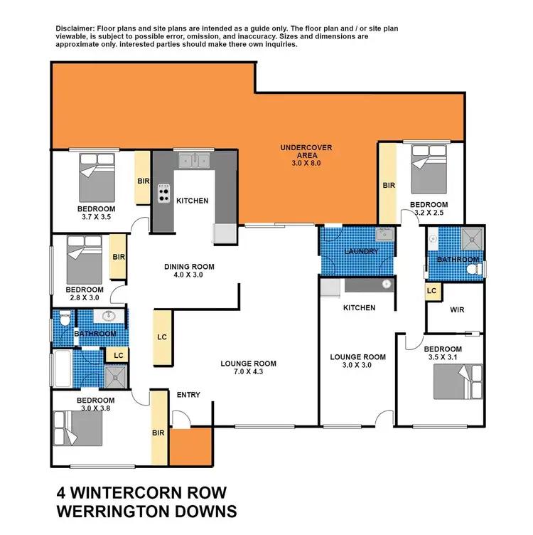 Floorplan of Homely house listing, 4 Wintercorn Row, Werrington Downs NSW 2747