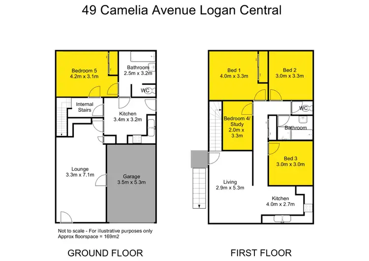 Floorplan of Homely house listing, 49 Camelia Avenue, Logan Central QLD 4114