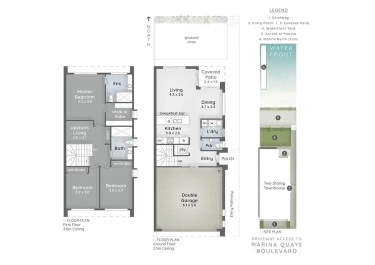 Floorplan of Homely townhouse listing, 20/156 Marina Quays Boulevard, Hope Island QLD 4212