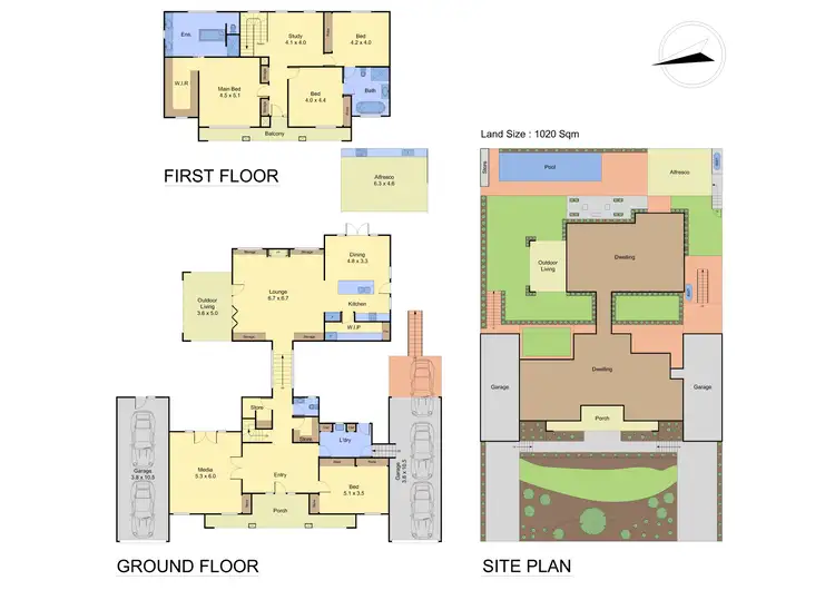 Floorplan of Homely house listing, 14 Werther Way, Doreen VIC 3754