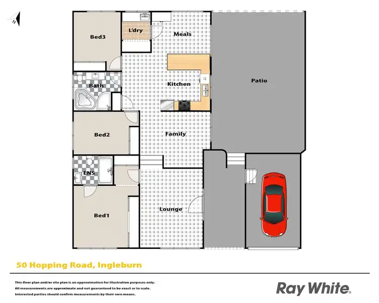 Floorplan of Homely house listing, 50 Hopping Road, Ingleburn NSW 2565